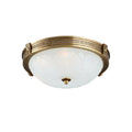 **Technische titel in het Nederlands: Moderne plafondlamp met wit glas en gouden afwerking**