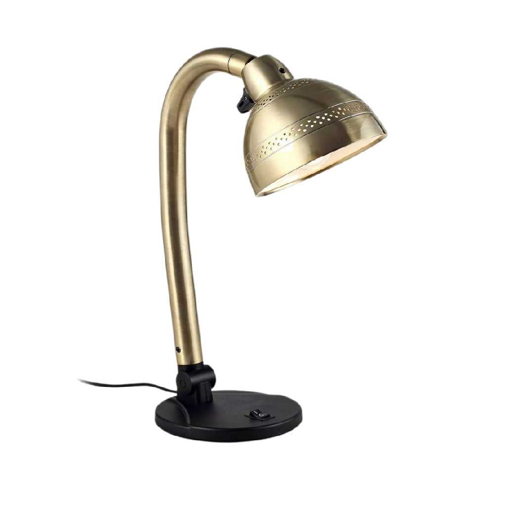 **Technische titel in het Nederlands: moderne bureaulamp met verstelbare arm en metalen afwerking**