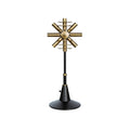技术标题（荷兰语）: **Moderne tafelventilator met elegante gold accents en een uniek ontwerp**